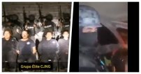 Circulan video de interrogatorio del CJNG a 4 policías retenidos de Villagrán antes de ser ejecutado