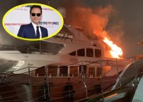 Yate de 7 millones de dólares de Marc Anthony se incendia; lo declaran perdida total