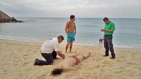 Turista se emborracha y muere ahogado en el mar de Playa Coral