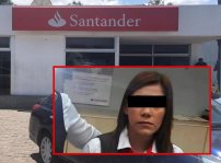 Cajera no es cómplice de rateros: Santander