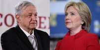 AMLO pone de ejemplo a Hilary Clinton por caso Ayotzinapa