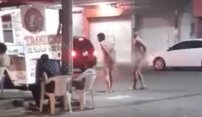 Desnudan a ladrones para que caminen por las calles de Apatzingán