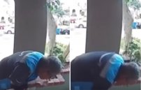 En plena crisis de coronavirus y un repartidos de Amazón escupe en un paquete que iba a entregar