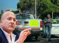 Gobierno de Alfaro usa CAMIONETA de Tránsito para CARAVANA Anti AMLO