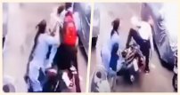 Madre se enfrenta a puño limpio contra SUJETOS que INTENTABAN llevarse a su hija (VIDEO)