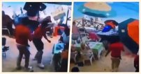 Moto acuática sin control EMBISTE a varias personas en Restaurante de Los Cabos