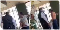 Sujeto enfurece en cafetería y amenaza a empleado: “soy una pantera y donde te encuentre afuera”