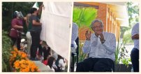 Recibien a AMLO con protestas en Morelos: 