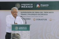 AMLO afirma que TREN MAYA protegerá mil 773 sitios arqueológicos